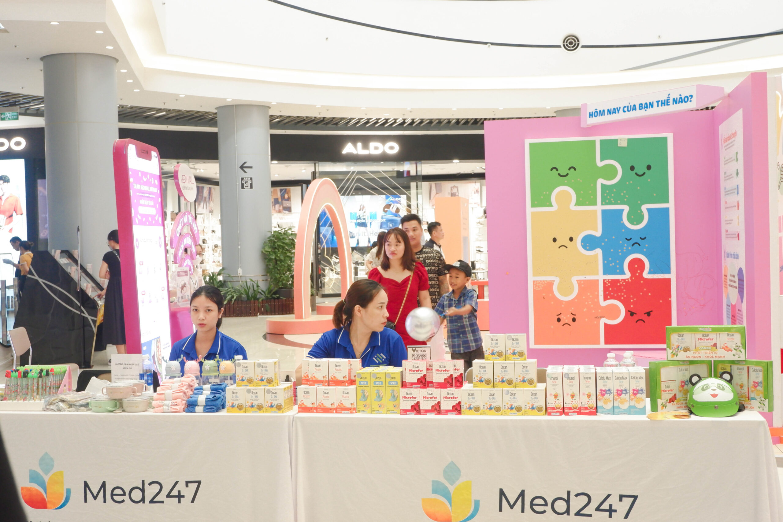 Hoàng Hà Pharma phối hợp Med247 tổ chức sự kiện “Trạm Dinh Dưỡng” miễn phí tại Aeon Mall Long Biên