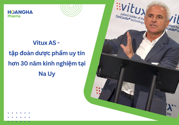 Vitux AS - tập đoàn dược phẩm uy tín hơn 30 năm kinh nghiệm tại Na Uy